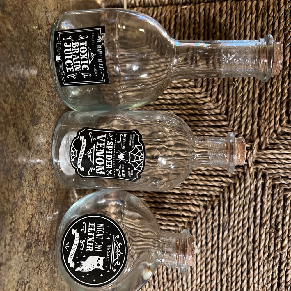 Target Bullseye Playground Potion Bottles New Sealed set of three